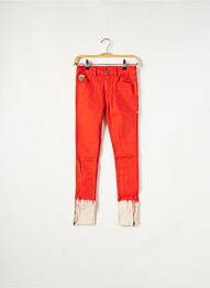 Pantalon slim portocaliu APRIL 77 femeie