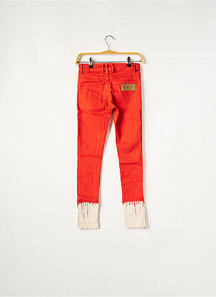 Pantalon slim portocalie APRIL 77 femeie