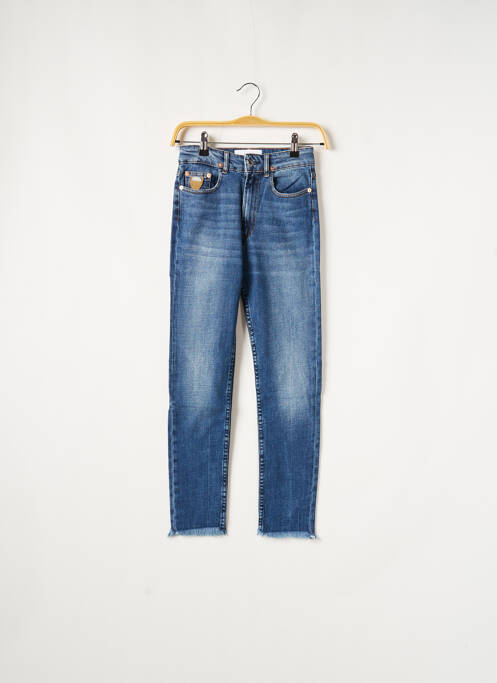 Blugi cu croială slim albastru APRIL 77 femeie