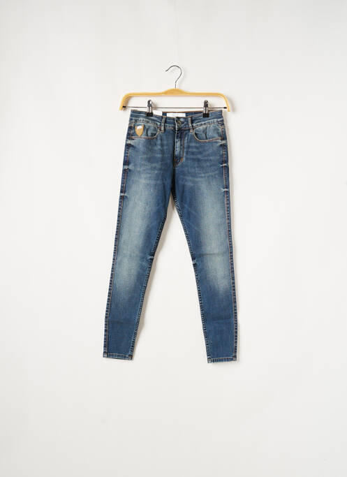 Blugi cu croială slim albastru APRIL 77 femeie