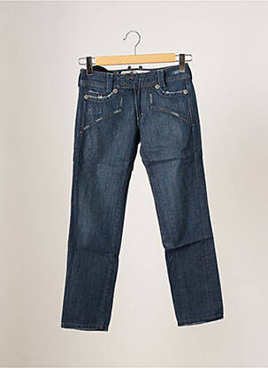 Blugi cu croială dreaptă albastru APRIL 77 femeie