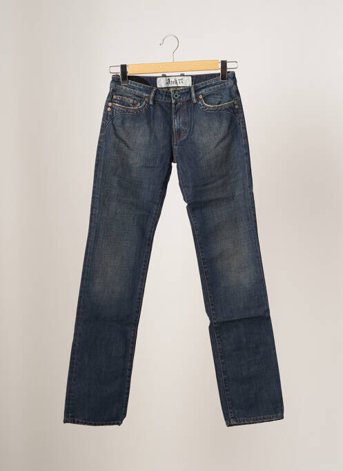 Blugi cu croială dreaptă albastru APRIL 77 femeie