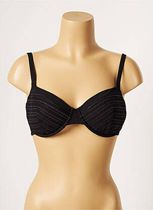 Sutien de costum de baie elasticitate top sutien modelat negru LOU femeie