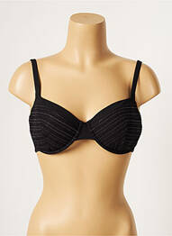 Sutien de costum de baie elasticitate top sutien modelat negru LOU femeie