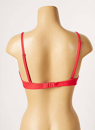 Sutien de costum de baie elasticitate top triunghiuri roșu CHERRY BEACH femeie