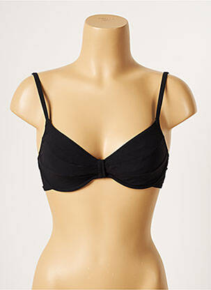 Sutien de costum de baie elasticitate negru LOU femeie
