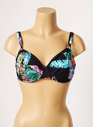 Sutien de costum de baie elasticitate negru BELCOR femeie