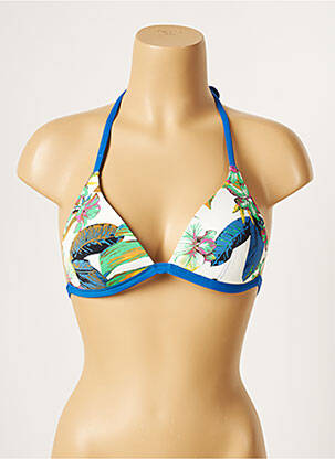 Sutien de costum de baie elasticitate top sutien modelat albastru CHERRY BEACH femeie