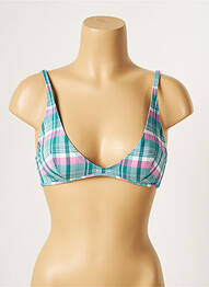 Sutien de costum de baie elasticitate verde CHERRY BEACH femeie