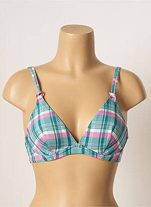 Sutien de costum de baie elasticitate verde CHERRY BEACH femeie