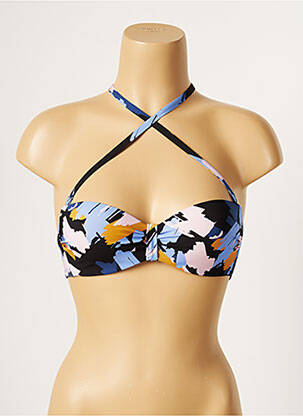 Sutien de costum de baie top bentiță top bentiță negru LOU femeie