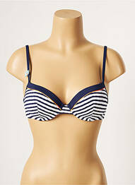 Sutien de costum de baie elasticitate top sutien modelat albastru CHERRY BEACH femme