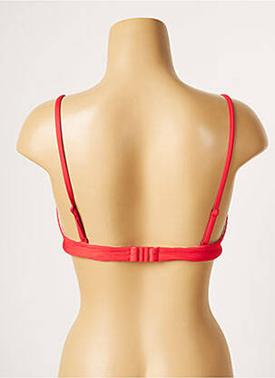 Sutien de costum de baie elasticitate top bentiță roșu CHERRY BEACH femeie