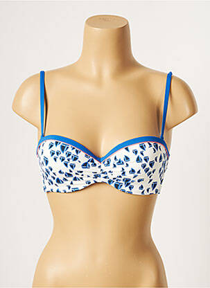 Sutien de costum de baie top bentiță top bentiță alb VARIANCE femeie