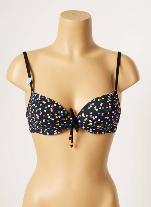 Sutien de costum de baie negru CHERRY BEACH femeie