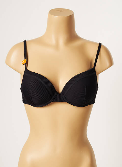 Sutien de costum de baie negru CHERRY BEACH femeie