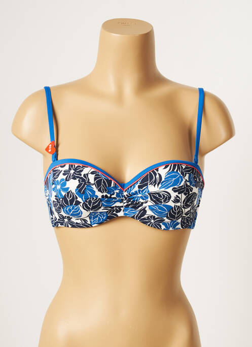 Sutien de costum de baie albastru VARIANCE femeie