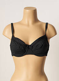 Sutien de costum de baie elasticitate sutien cupe întregi cu decolteu înalt negru BESTFORM femme