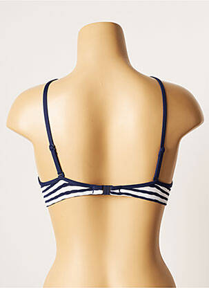 Sutien de costum de baie elasticitate top sutien push-up albastru CHERRY BEACH femeie