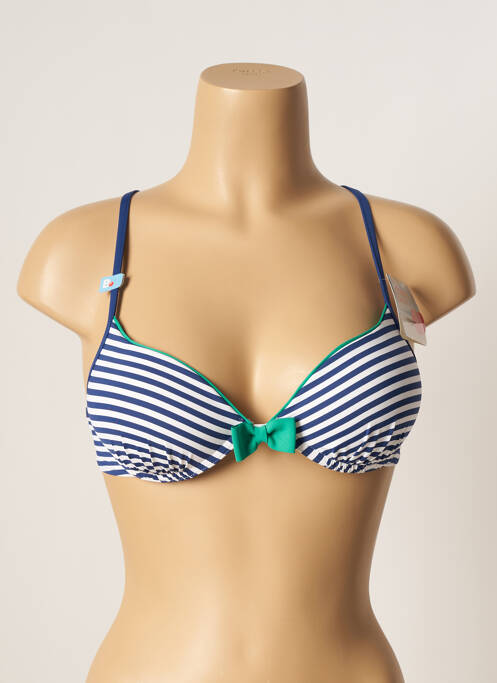 Sutien de costum de baie albastru CHERRY BEACH femeie