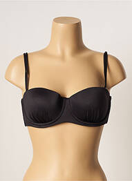 Sutien de costum de baie elasticitate top bentiță negru BELCOR femme