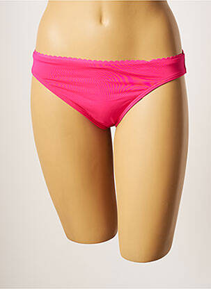 Chiloți de baie roz CHERRY BEACH femeie