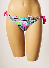 Chiloți de baie imprimeu fantezie bikini violet CHERRY BEACH femeie