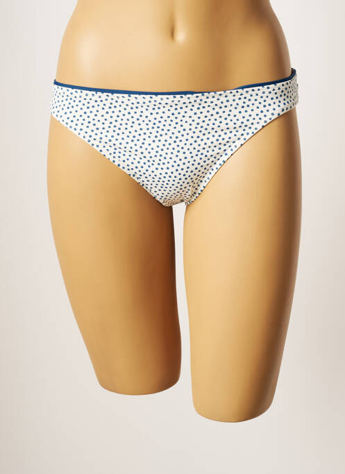 Chiloți de baie alb CHERRY BEACH femeie