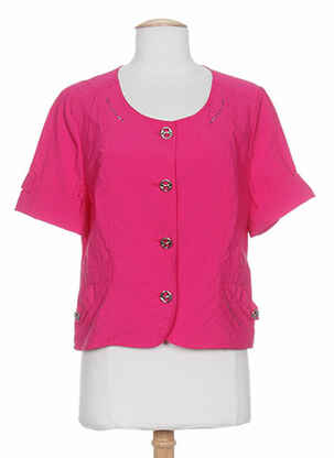 Jachete casual guler rotund roz WEINBERG femeie
