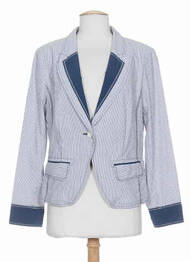 Jachete casual guler tip costum albastru WEINBERG femme