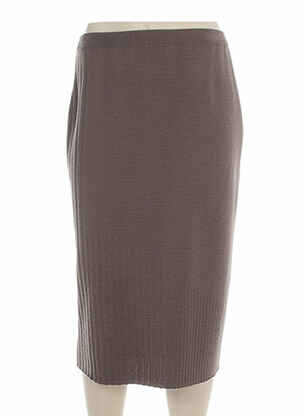 Fustă midi maro PAUPORTÉ femeie