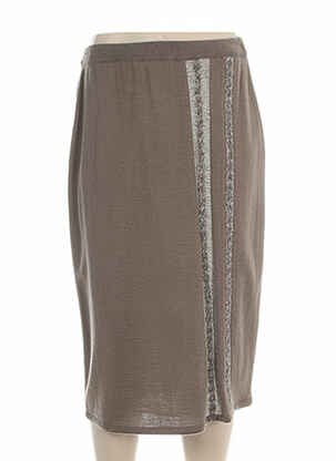 Fustă midi bej PAUPORTÉ femeie