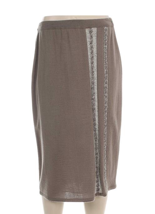 Fustă midi bej PAUPORTÉ femeie