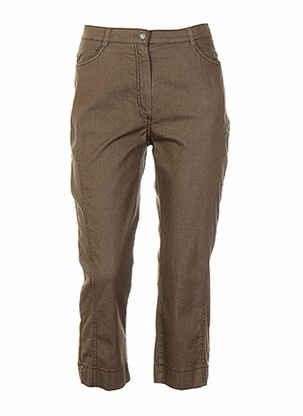 Pantalon trei sferturi maro WEINBERG femeie