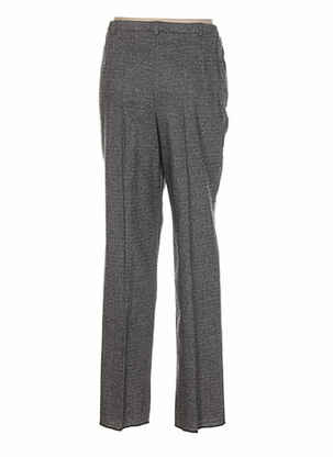 Pantalon drept închidere cu fermoar sub clapetă cu nasturi mărime normală gri PAUPORTÉ femeie