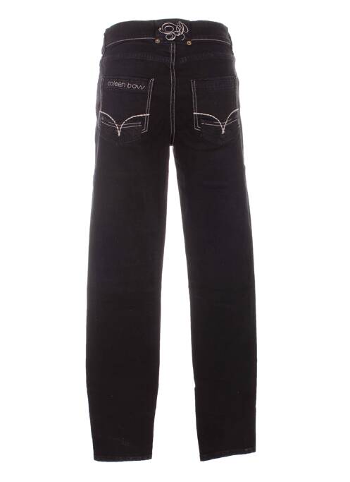 Blugi cu croială slim negru COLEEN BOW femeie