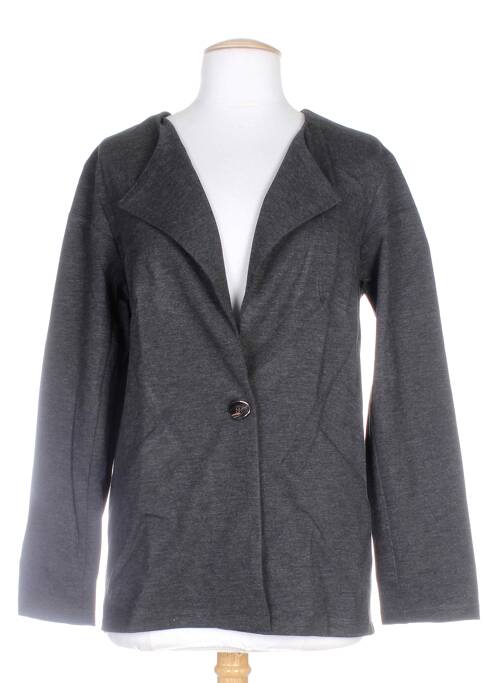 Vestă cu mâneci lungi gri COLEEN BOW femeie