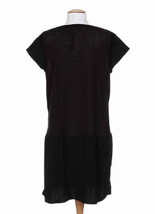 Rochie midi mâneci scurte mâneci scurte negru COLEEN BOW femeie