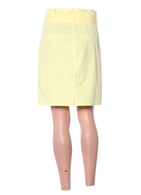 Fustă midi galben C'EST BEAU LA VIE femeie