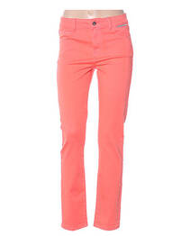 Pantalon slim elasticitate talie înaltă portocaliu DIANE LAURY femme