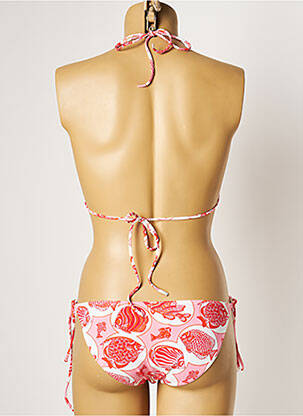 Costum de baie din două piese elasticitate top triunghiuri roz MANUEL CANOVAS femeie