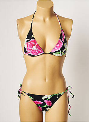 Costum de baie din două piese elasticitate top triunghiuri negru MANUEL CANOVAS femeie