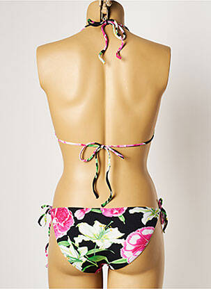 Costum de baie din două piese elasticitate top triunghiuri negru MANUEL CANOVAS femeie