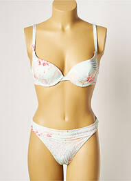 Costum de baie din două piese elasticitate top sutien modelat verde MANUEL CANOVAS femeie