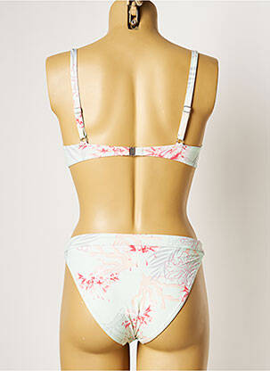 Costum de baie din două piese elasticitate top sutien modelat verde MANUEL CANOVAS femeie