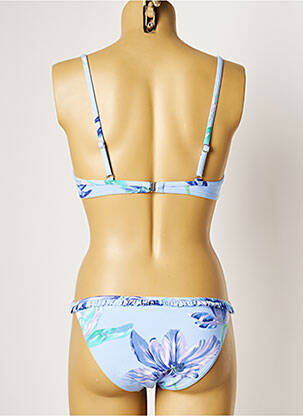 Costum de baie din două piese elasticitate top sutien modelat albastru MANUEL CANOVAS femeie