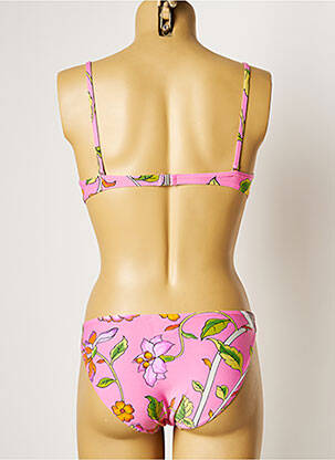 Costum de baie din două piese elasticitate top sutien modelat roz MANUEL CANOVAS femeie