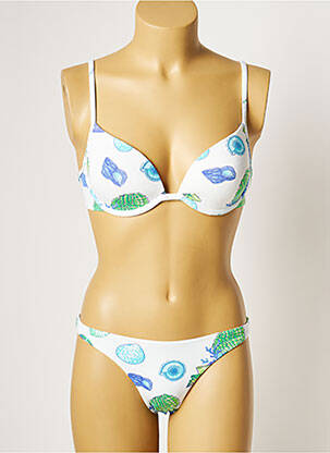 Costum de baie din două piese alb MANUEL CANOVAS femeie