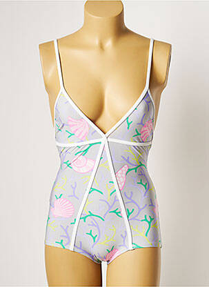 Costum de baie dintr-o singură piesă gri MANUEL CANOVAS femeie