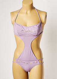 Costum de baie dintr-o singură piesă top bentiță top bentiță violet KRISTINA TI femme